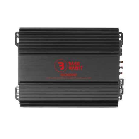 Bass Habit Rebel RA2000W, mono automobilinis garso stiprintuvas 1000W