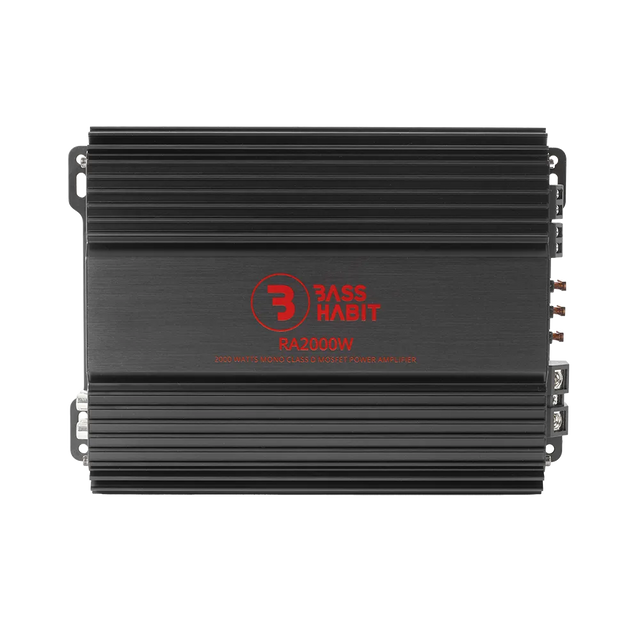 Bass Habit Rebel RA2000W, mono automobilinis garso stiprintuvas 1000W