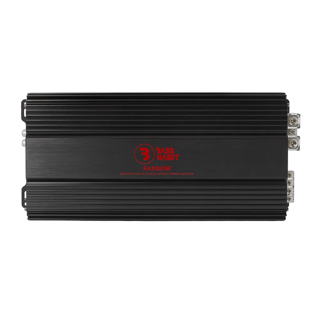 Bass Habit Rebel RA3600W, mono automobilinis garso stiprintuvas