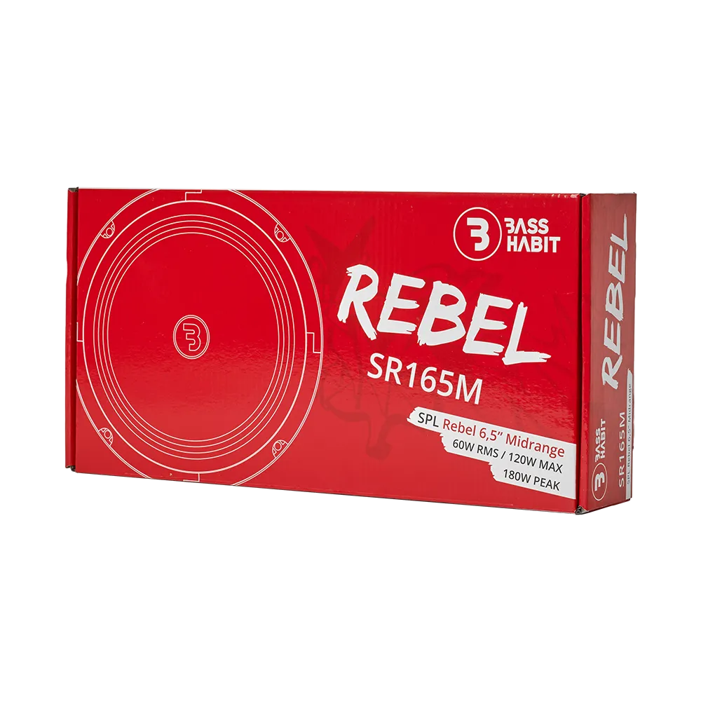 Bass Habit Rebel SR165M, 16.5cm priešbosiniai garsiakalbiai