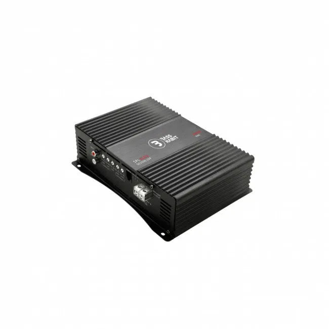 Bass Habit SPL ELITE 2000.1DF Mono, D-Klasės automobilinis garso stipr - galinė panelė su jungtimis ir valdymo elementais