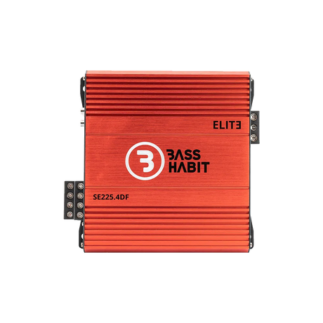 Bass Habit SPL Elite 225.4DF, 4-rių kanalų automobilinis garso stiprintuvas