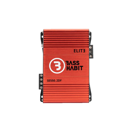 Bass Habit SPL Elite 550.2DF, 2-jų kanalų automobilinis garso stiprintuvas