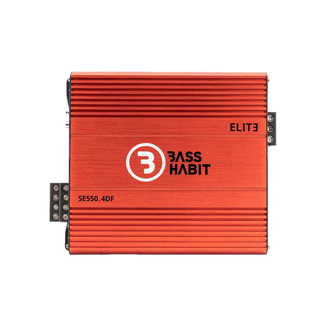 Bass Habit SPL Elite 550.4DF, 4-rių kanalų automobilinis garso stiprintuvas