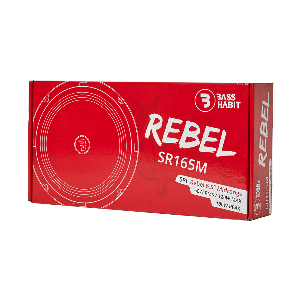 Bass Habit Rebel SR165M, 16.5cm priešbosiniai garsiakalbiai