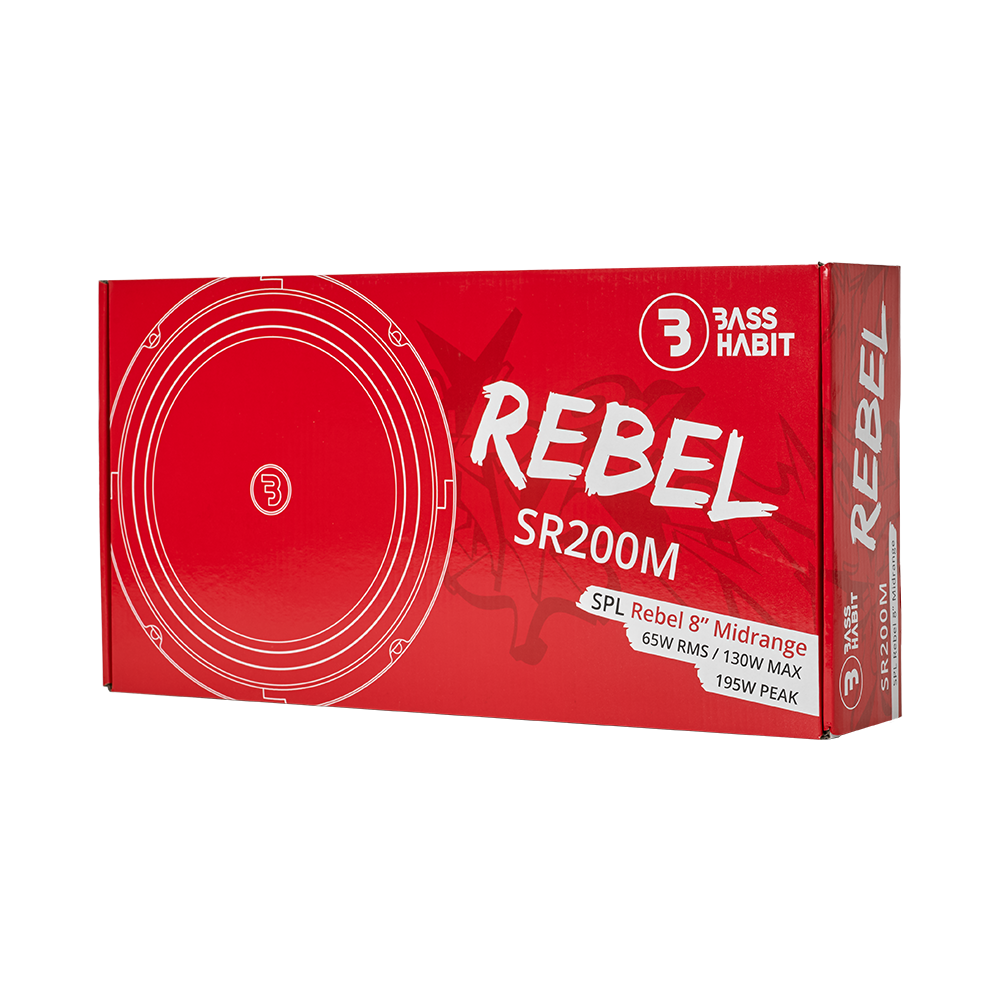 Bass Habit Rebel SR200M, 20cm priešbosiniai garsiakalbiai