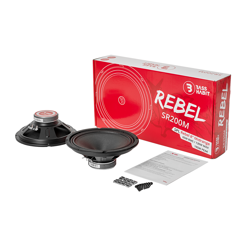 Bass Habit Rebel SR200M, 20cm priešbosiniai garsiakalbiai
