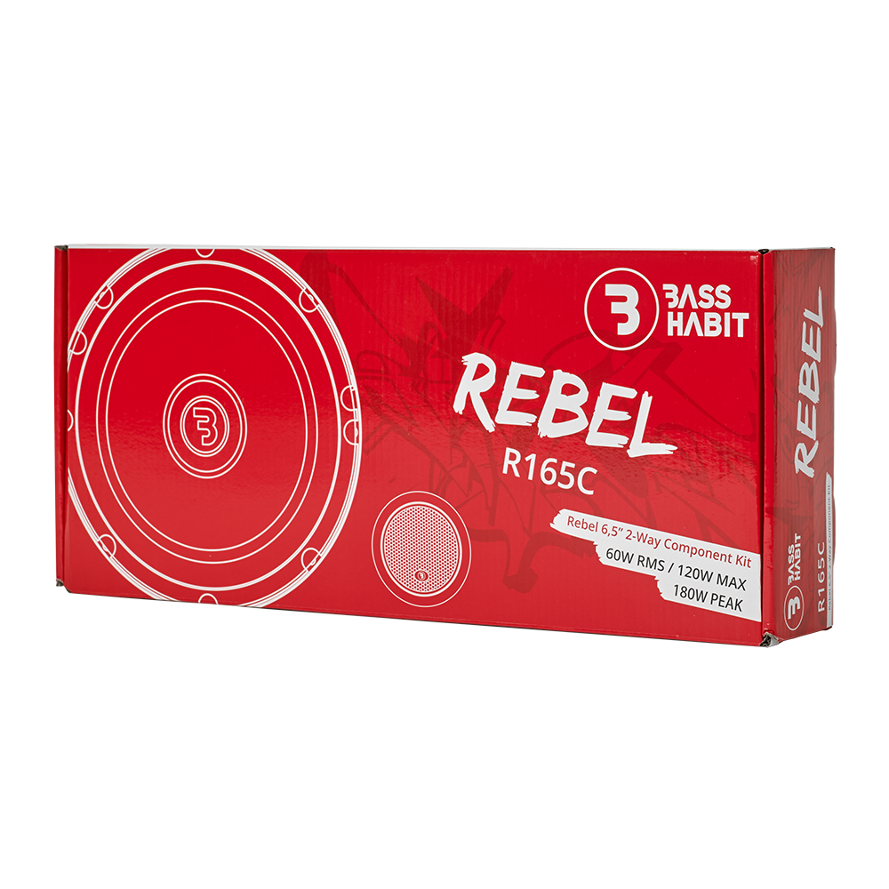 Bass Habit Rebel R165C, 16.5cm komponentiniai garsiakalbiai