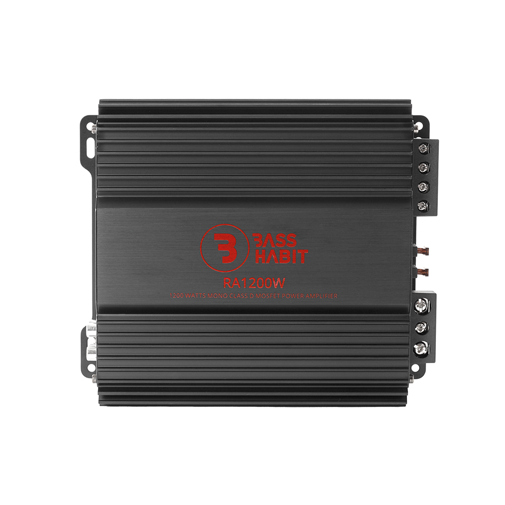 Bass Habit Rebel RA1200W, mono automobilinis garso stiprintuvas 600W