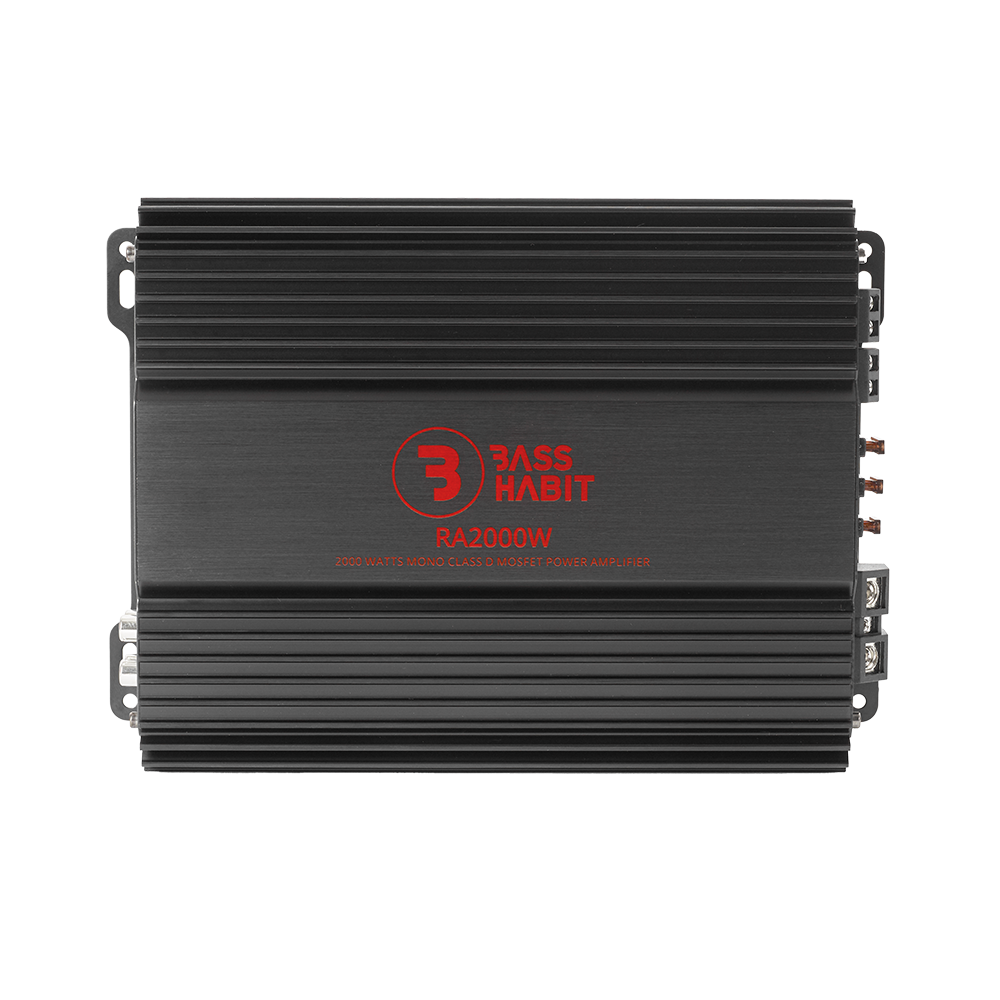 Bass Habit Rebel RA2000W, mono automobilinis garso stiprintuvas 1000W