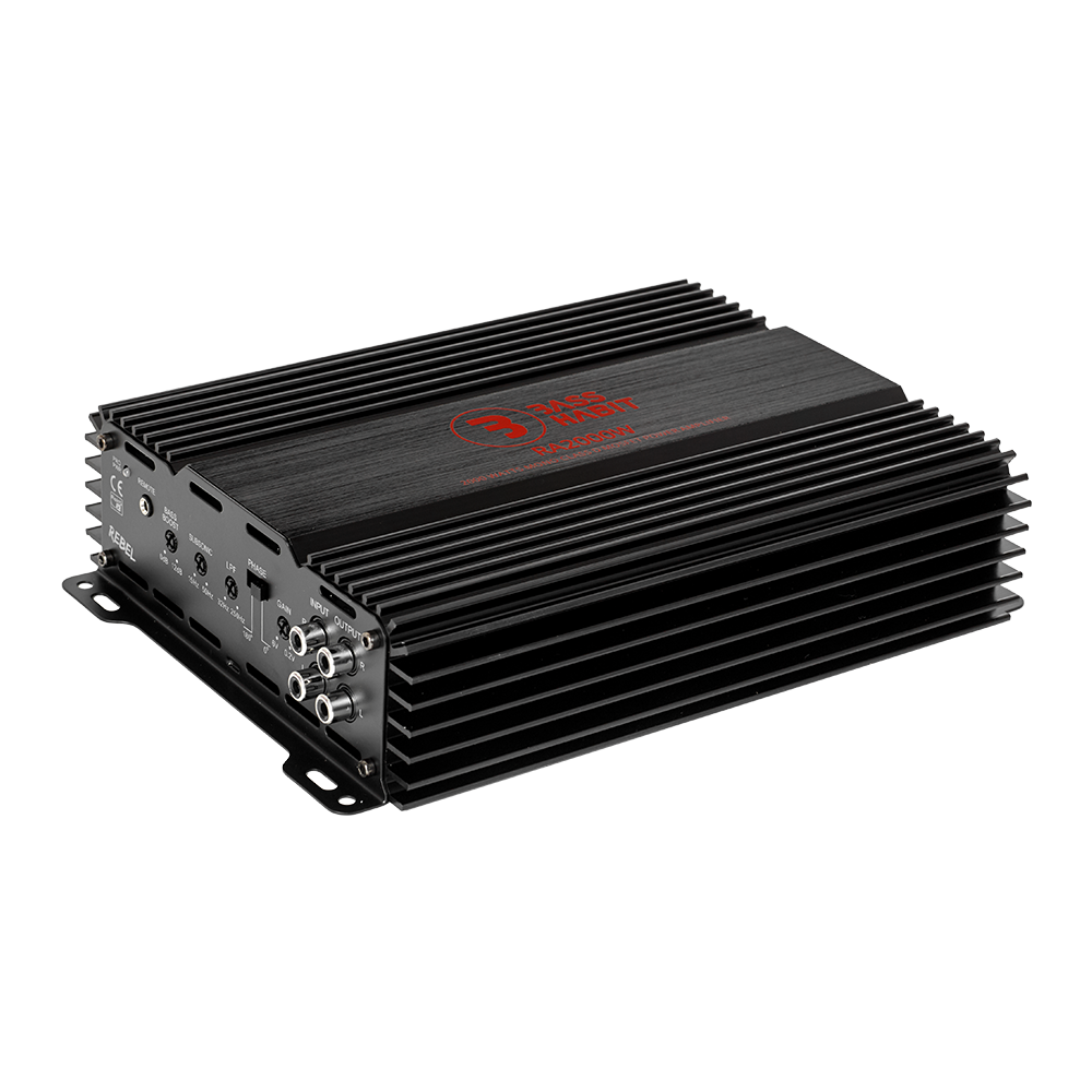 Bass Habit Rebel RA2000W, mono automobilinis garso stiprintuvas 1000W
