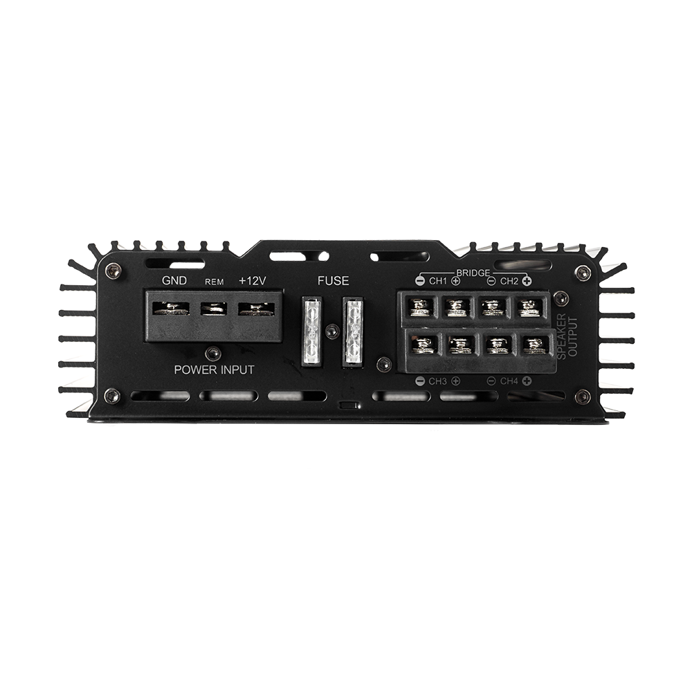 Bass Habit Rebel RA800W, 4-rių kanalų automobilinis garso stiprintuvas 4x100W