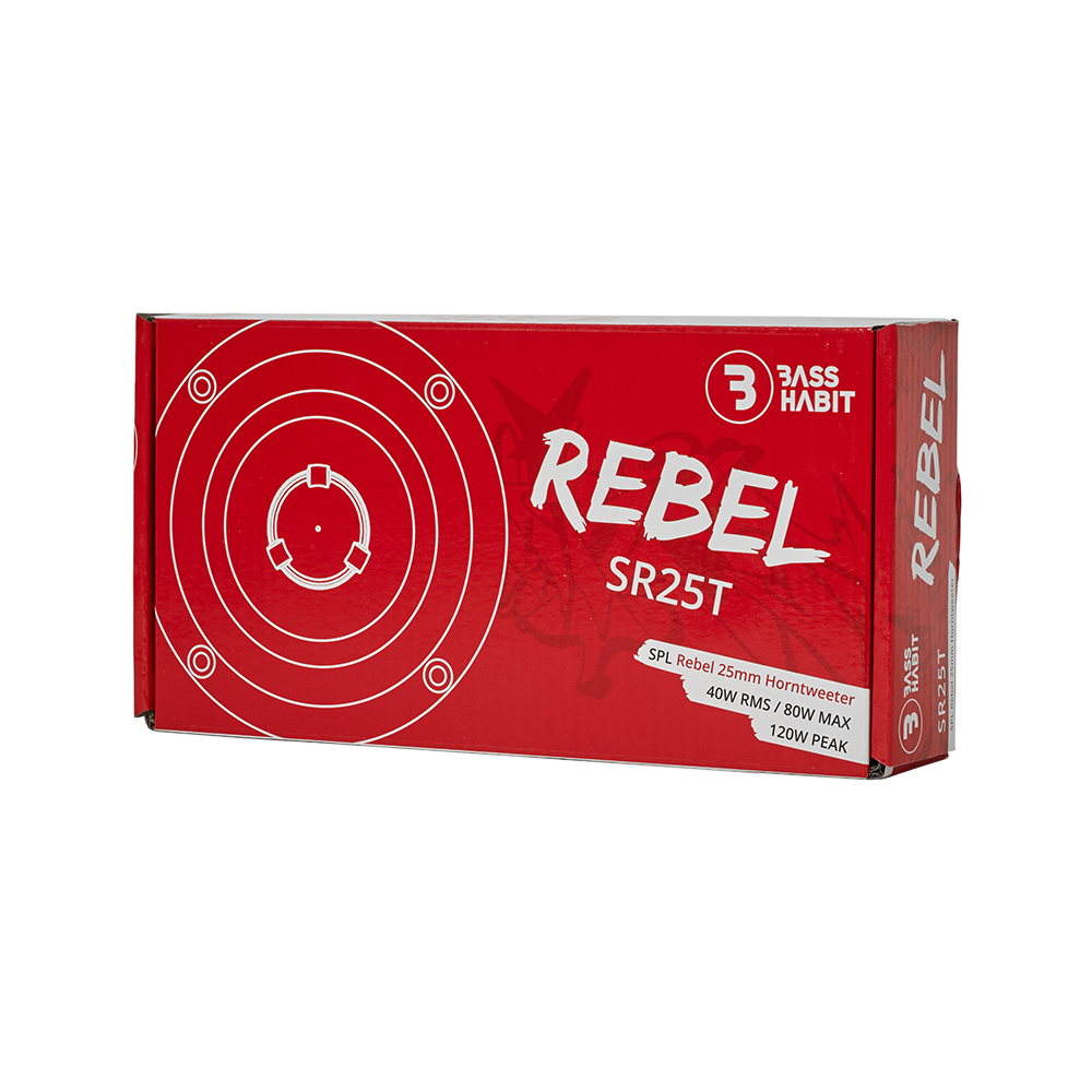 Bass Habit Rebel SR25T, automobiliniai aukštų dažnių garsiakalbiai