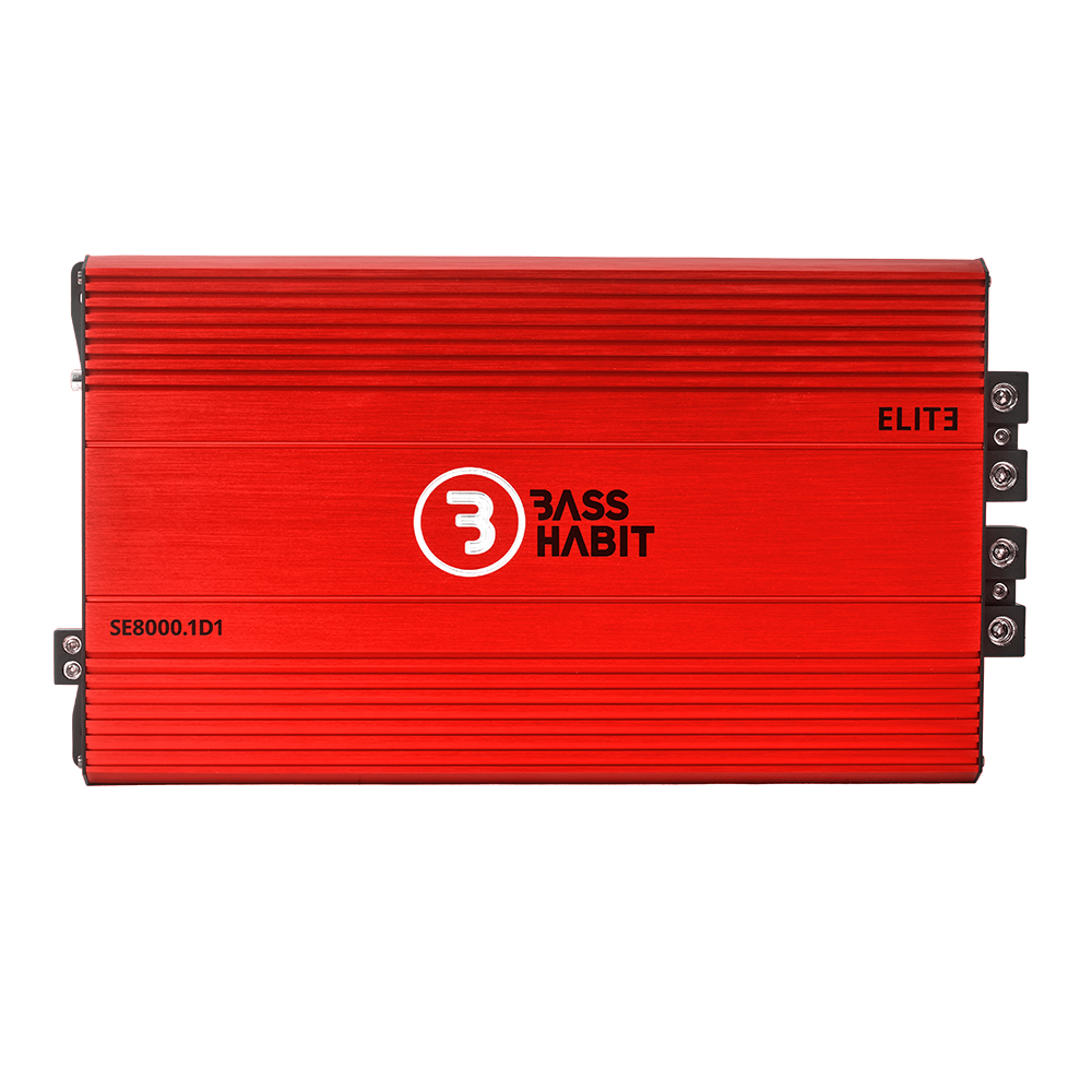 Bass Habit SPL ELITE 8000.1D1, mono automobilinis garso stiprintuvas