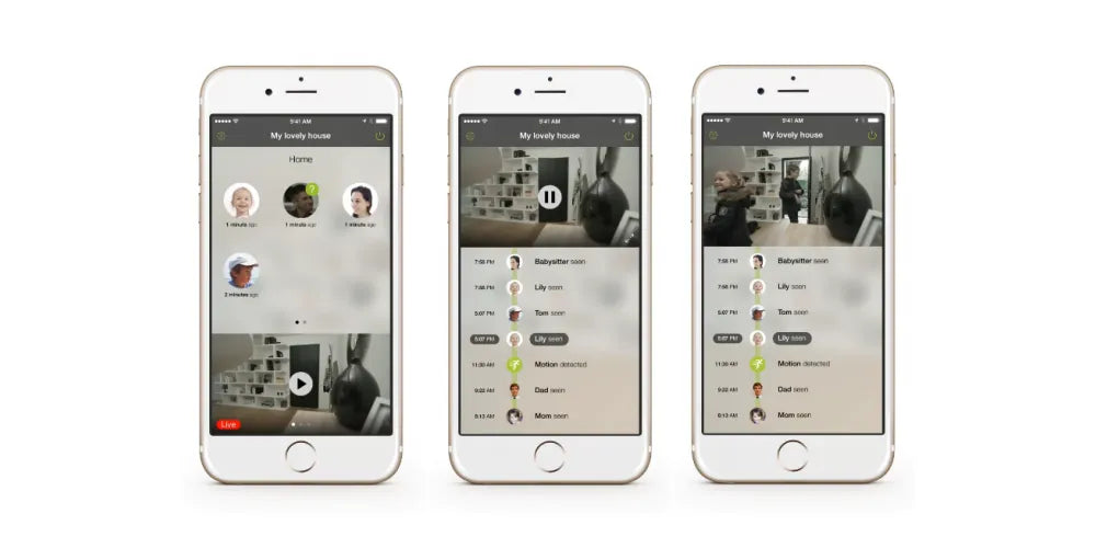Bevielė išmanioji kamera Netatmo Welcome su veidų atpažinimo funkcija