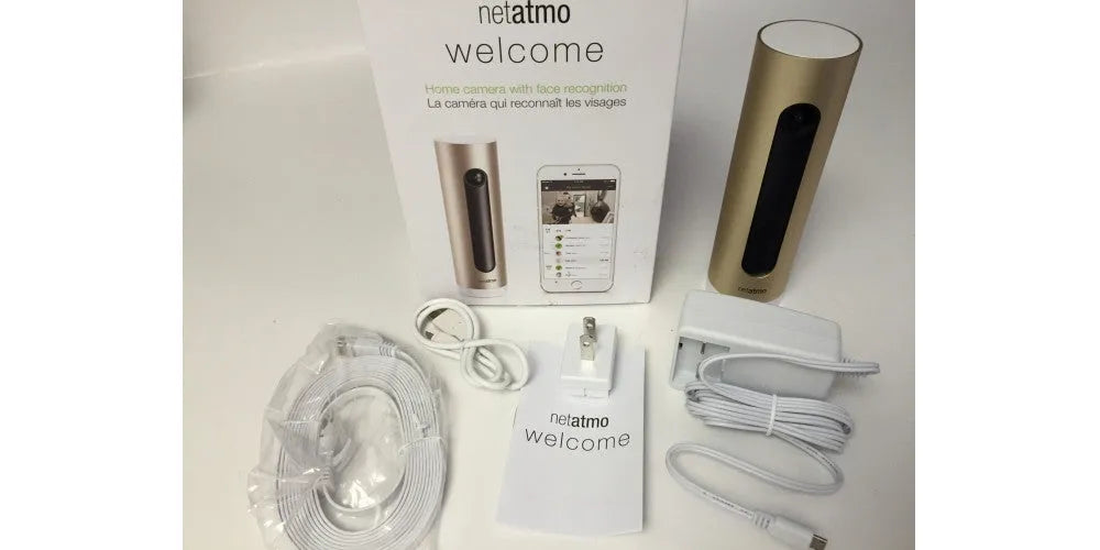 Bevielė išmanioji kamera Netatmo Welcome su veidų atpažinimo funkcija