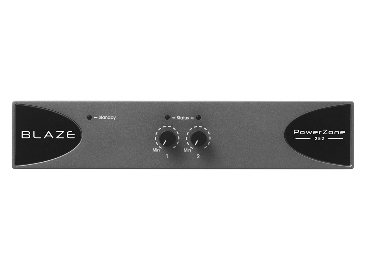 Blaze PowerZone 252, 2 kanalų stiprintuvas 250 W