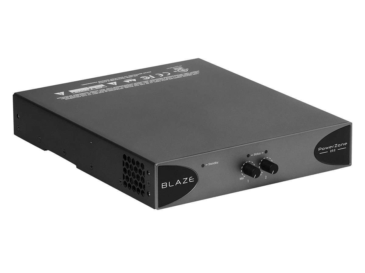 Blaze PowerZone 252, 2 kanalų stiprintuvas 250 W