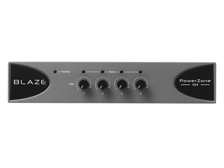 Blaze PowerZone 504, 4 kanalų stiprintuvas 500 W