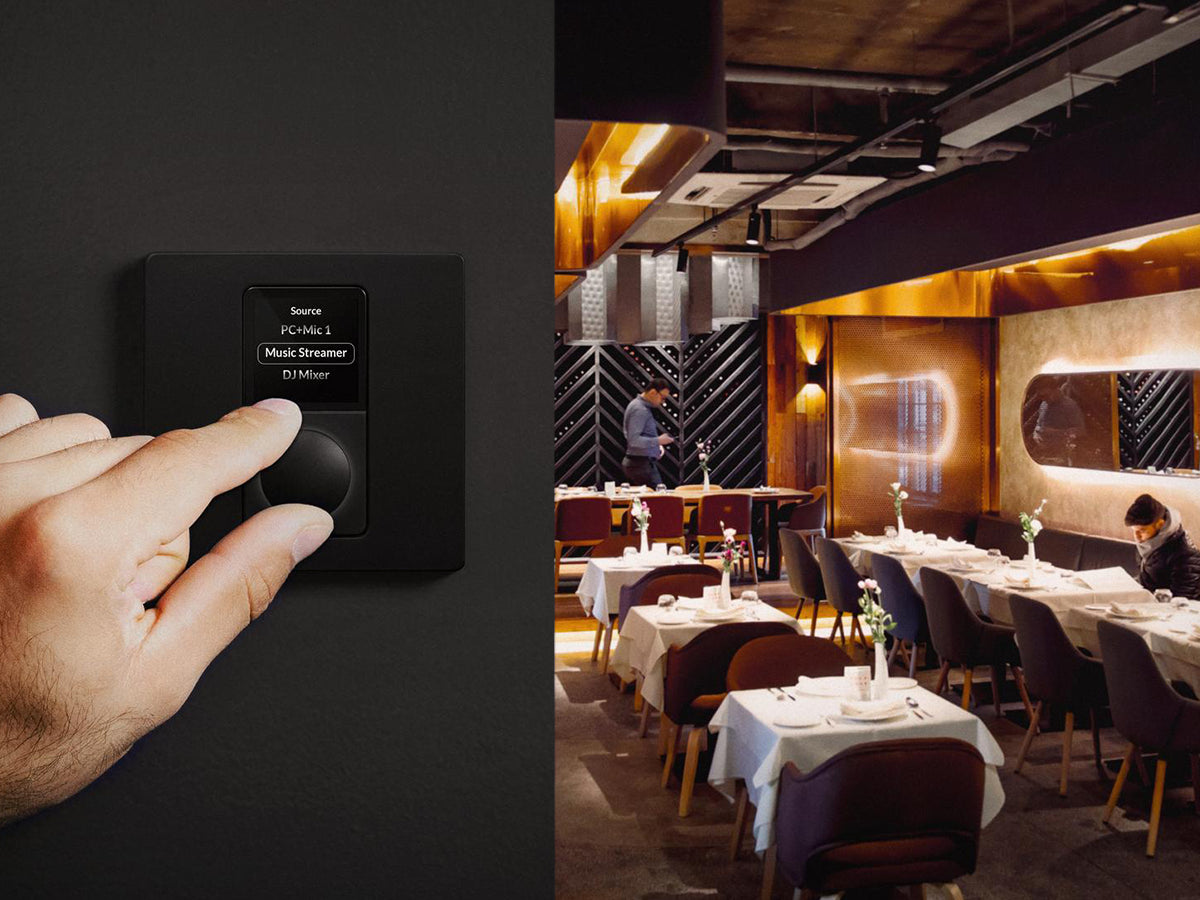 Blaze Wall-S1 EU, PoE sieninis valdiklis, skirtas Blaze Audio PowerZon