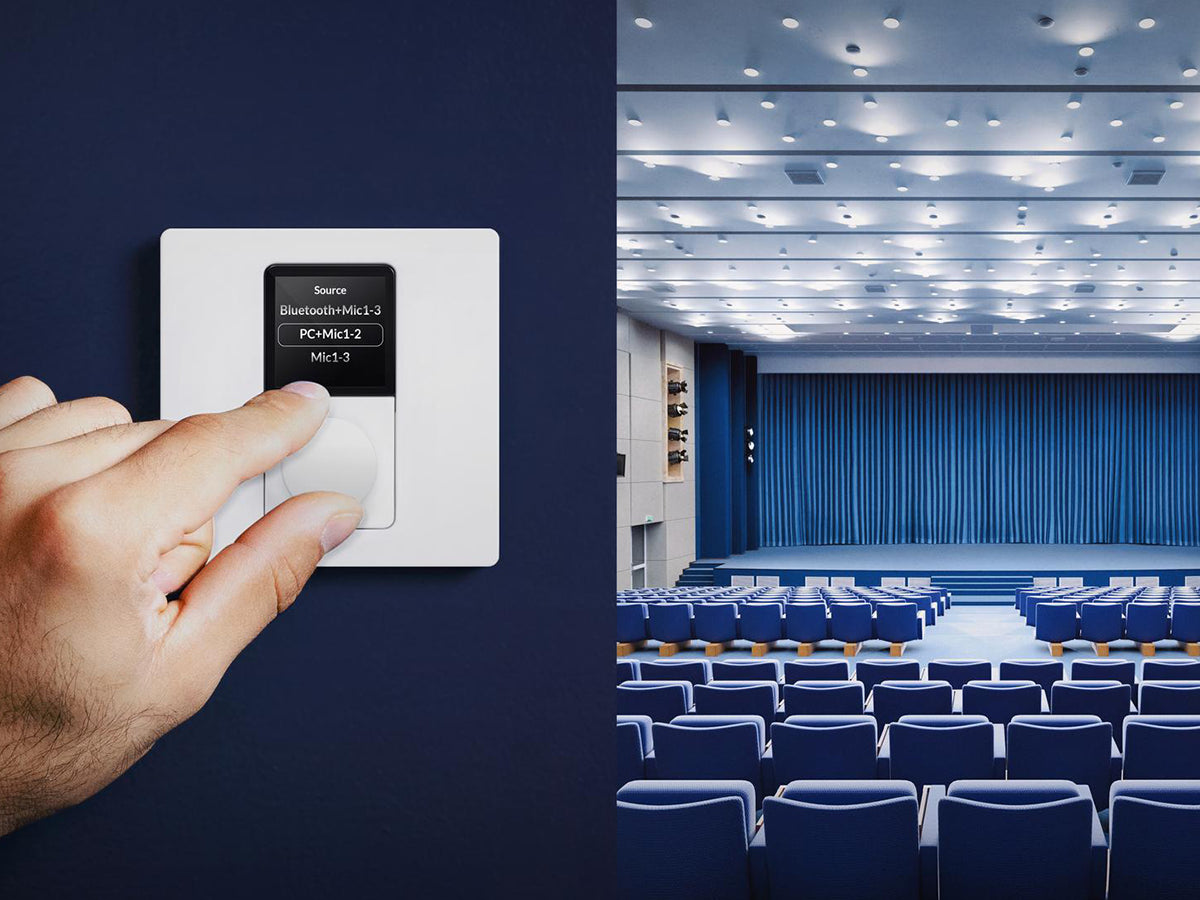 Blaze Wall-S1 EU, PoE sieninis valdiklis, skirtas Blaze Audio PowerZon