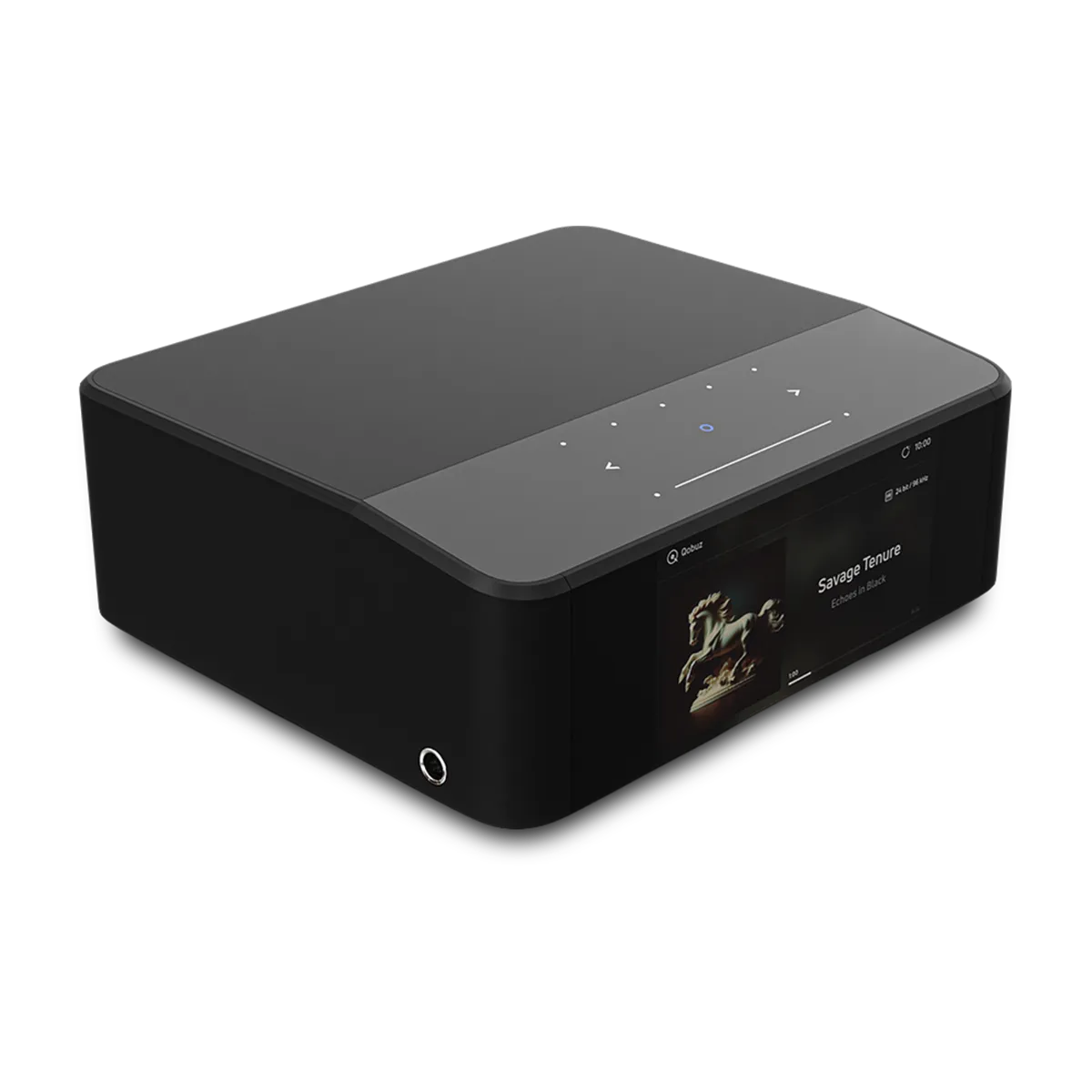 Bluesound NODE ICON, Hi-Res tinklo grotuvas su Dirac Live, HDMI eARC - priekinis lietimui jautrus ekranas su muzikos informacija