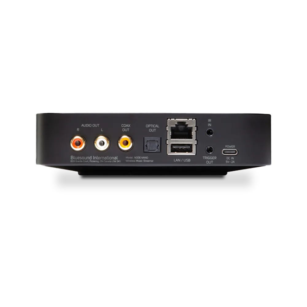 Bluesound NODE NANO, belaidis Multi-Room tinklo grotuvas