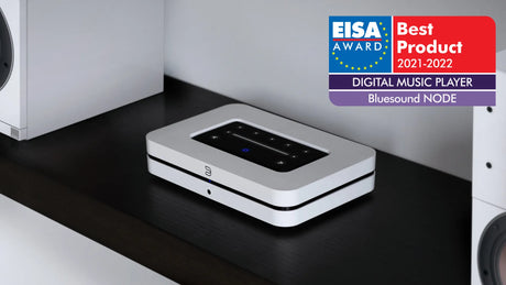Bluesound NODE, belaidis tinklo grotuvas su HDMI ARC, Dirac Live