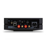 Bluesound POWERNODE 2i, HDMI ARC, išmanus garso stiprintuvas - Galinė panelė su jungtimis ir maitinimo lizdu