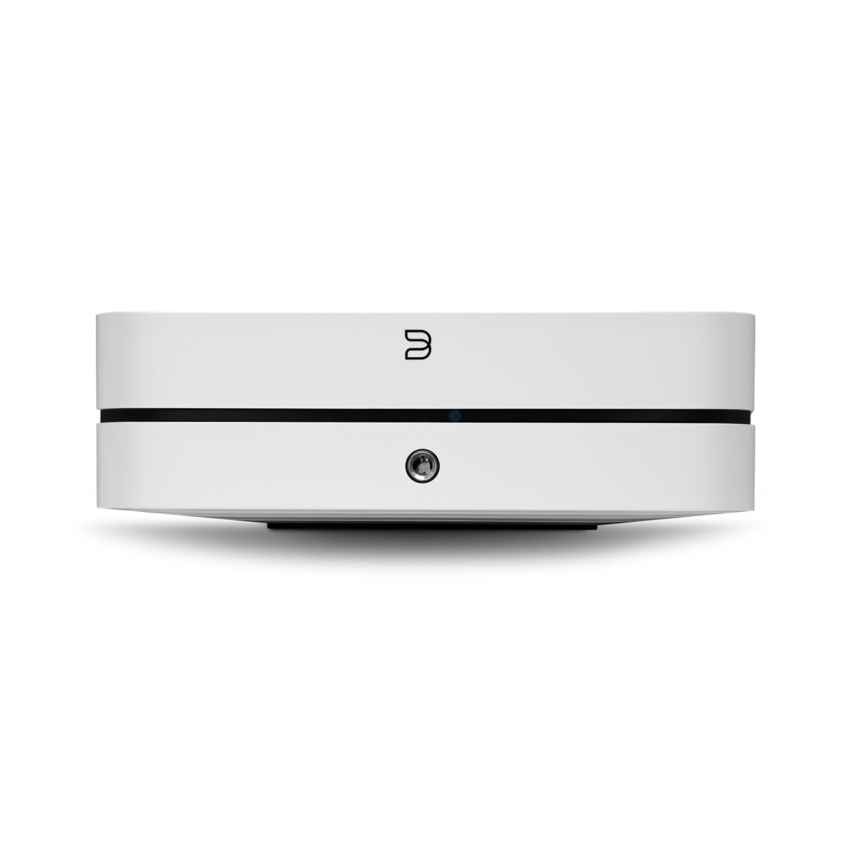 Bluesound POWERNODE, Multiroom tinklo stiprintuvas su BluOS, Dirac Live, HDMI ARC - Balta priekinė panelė su jungtimi