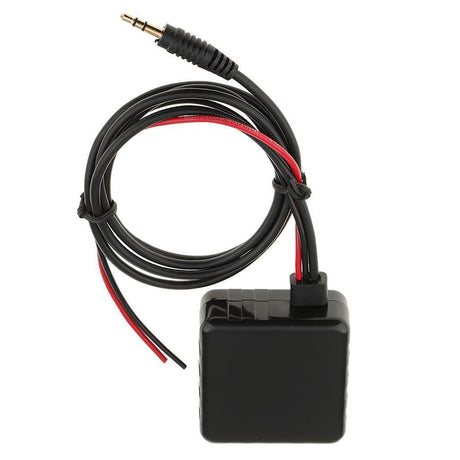 Bluetooth AUX -JACK 3.5mm adapteris - Juodas adapteris su laidais ir jungtimi