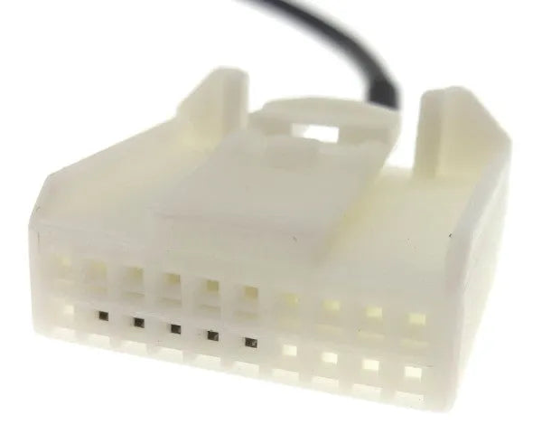 Bluetooth AUX -Toyota adapteris - baltas jungties korpusas su laidu