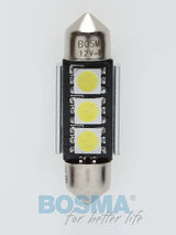 Bosma, lemputė CANBUS, SV8.5, 3xSMD5050, 36mm - Trys LED diodai ant plokštės
