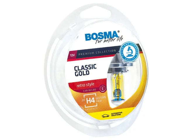 Bosma lemputė H4, 60/55W 12V P43t komplektas (auks.)