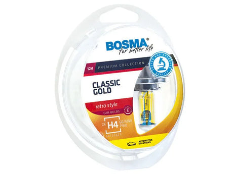 Bosma lemputė H4, 60/55W 12V P43t komplektas (auks.)