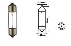 Bosma lemputė SV7 3W 8X31