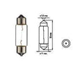 Bosma lemputė SV8.5, 10W, 10X36 Įtampa: 6 V