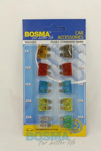Bosma, saugiklių komplektas, 10vnt