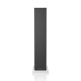 Bowers & Wilkins 603 S3, grindinė garso kolonėlė - baltas stovas su kolonėlės logotipu