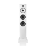 Bowers & Wilkins 603 S3, grindinė garso kolonėlė - baltas garsiakalbis su sidabriniu tviteriu