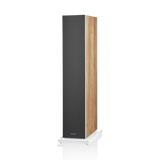 Bowers & Wilkins 603 S3, grindinė garso kolonėlė - Šoninis vaizdas su medžio raštu
