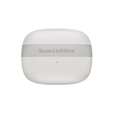 Bowers & Wilkins Pi6, True Wireless ANC belaidės ausinės - baltas dėklas su pilku juostelės logotipu