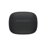 Bowers & Wilkins Pi6, True Wireless ANC belaidės ausinės - užrašas Bowers & Wilkins ant juostos
