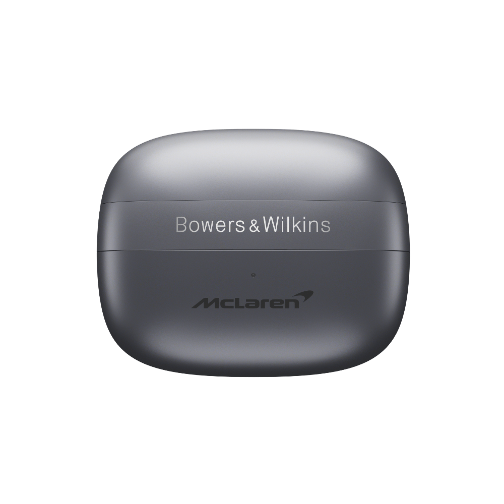 Bowers & Wilkins Pi8 McLaren Edition, In-Ear belaidės ausinės su triukšmo slopinimu - dėklas su McLaren logotipu