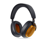 Bowers & Wilkins Px8 S2 McLaren Edition, Over-Ear belaidės ausinės su triukšmo slopinimu - Auksinė ausinių dalis su logotipu