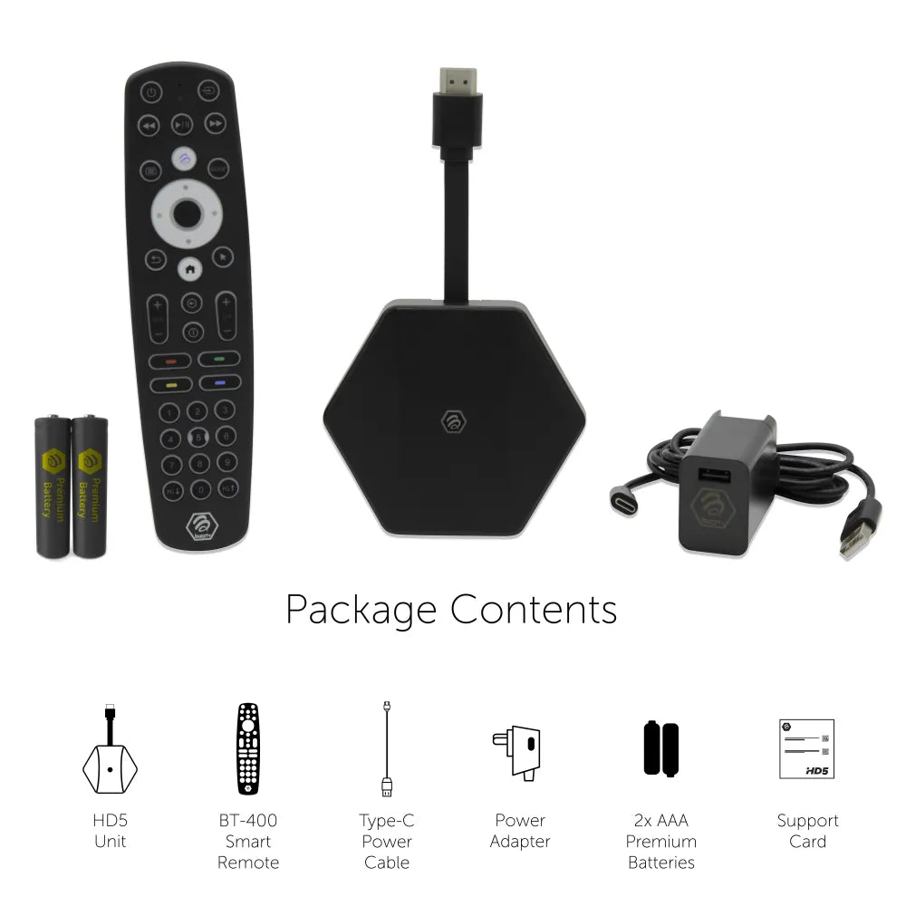 BuzzTV HD5 32GB Android TV priedėlis