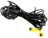 CAM-24 galinio vaizdo kamera - Juodi laidai su geltonais RCA jungtimis
