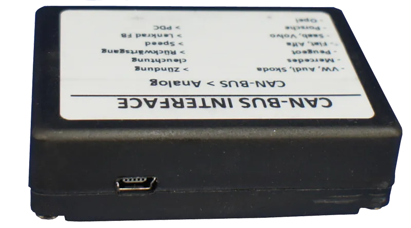 CAN-bus CX-401, Interfeisas
