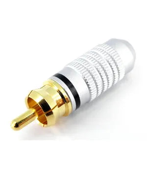 CKI154J, profesionalus RCA kištukas (metalinis