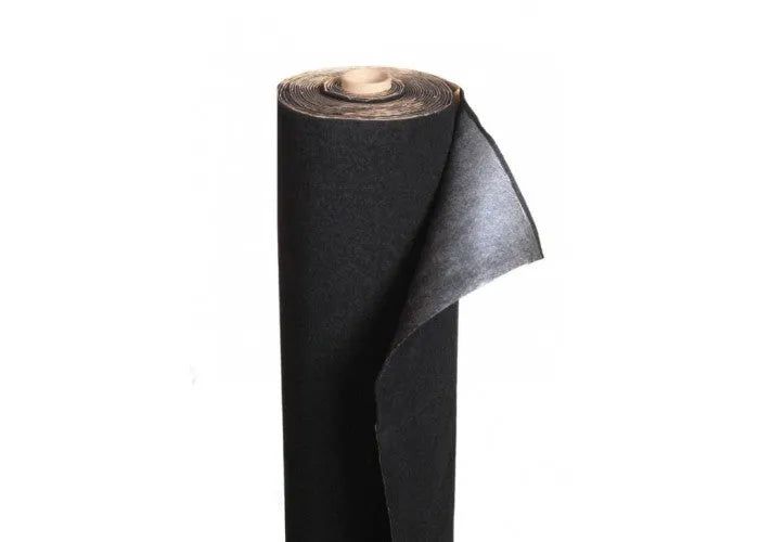 COMFORT MAT CARPET BLACK, Juodas kilimas su klijais garsiakalbių dėžėm